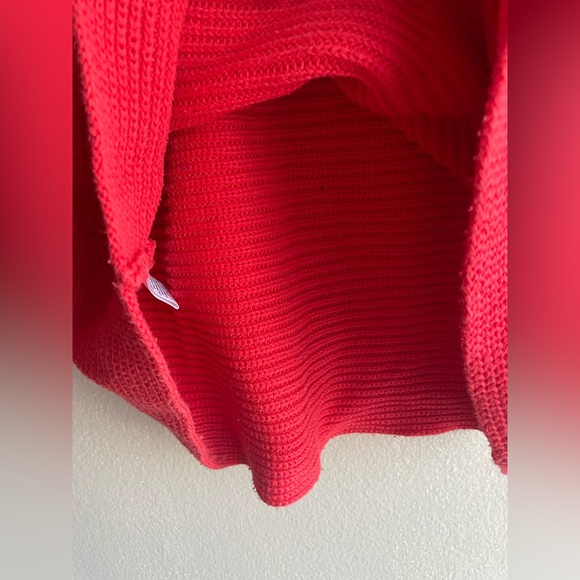Ann Taylor Loft Women Orange Red Sweater Size Small - Picture 6 of 9